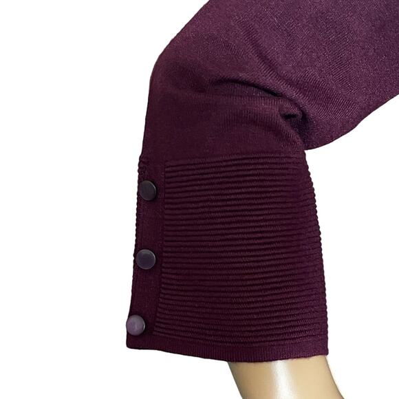 EVOLUTION BY CRYUS STITCH FIX MYNA BUTTON SLEEVE CARDIGAN SWEATER SMALL NWOT - Picture 6 of 11